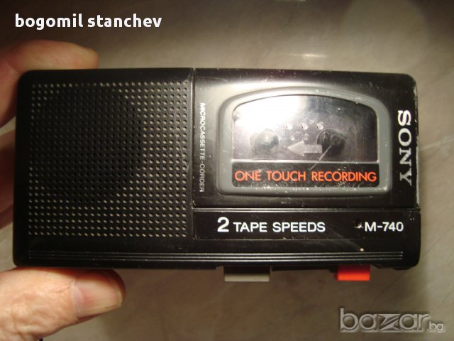Уникат СОНИ М-740  Мини/шпионски/ рекордер с 2 бр. касети, снимка 4 - Радиокасетофони, транзистори - 17939110