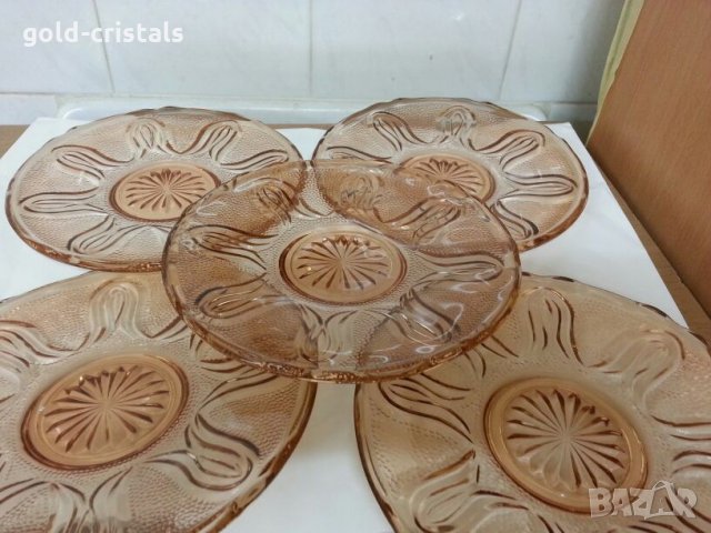  чинийки цветно стъкло 53г, снимка 9 - Антикварни и старинни предмети - 22286152