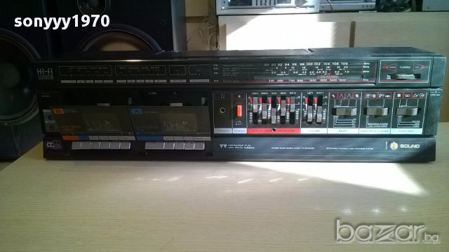 Гоолям двукасетъчен-внос швеицария, снимка 3 - Ресийвъри, усилватели, смесителни пултове - 13980319