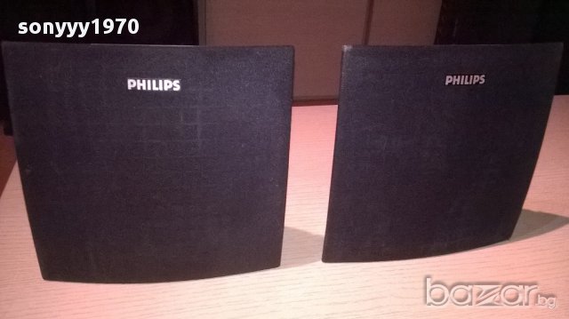 philips-2 броя колони-20/20см-внос швеицария, снимка 2 - Тонколони - 12499174