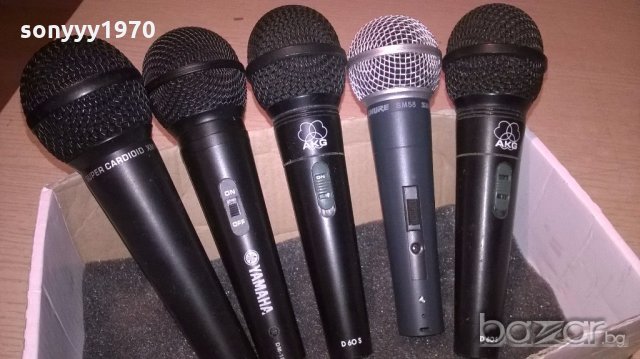 akg/shure/behringer/yamaha-микрофони 125лв за броика, снимка 4 - Микрофони - 19385202