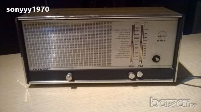 Mivar r-48c receiver-made in italy-внос швеицария, снимка 8 - Ресийвъри, усилватели, смесителни пултове - 12996608