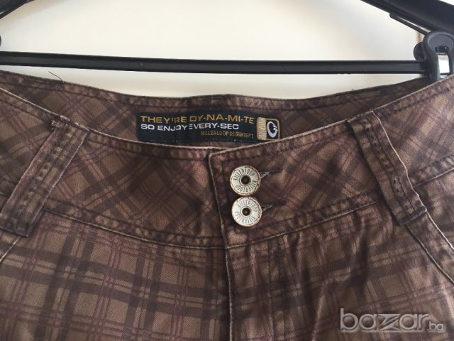 Дамска карирана пола-панталон КILLER LOOP оригинал, size 36, отлично състояние, снимка 4 - Поли - 17755989
