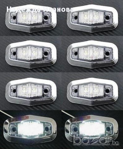 Диодни Лед светлини, габарити за камион, бус, Тир, ремарке и др