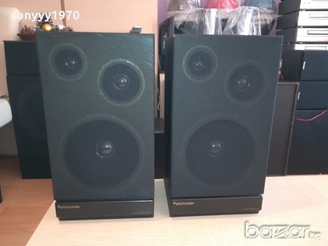 schneider 3 way hifi speakers-made in germany-внос швеицария, снимка 2 - Тонколони - 20250503
