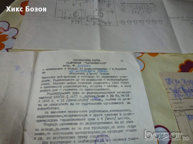 Уникална техника , 60-те години Хармония 103 лампов радио грамофон, снимка 9 - Грамофони - 12233386