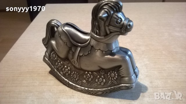 антика-кон/касичка-метален-14х12х6см-внос швеицария, снимка 2 - Колекции - 24323007