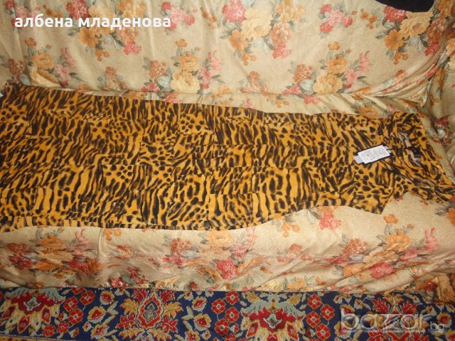 леопардова рокля, снимка 1 - Рокли - 21289263