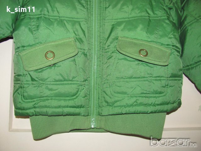 2 бр. зелено зимно яке на Next за 7-8 г, снимка 3 - Детски якета и елеци - 20192800