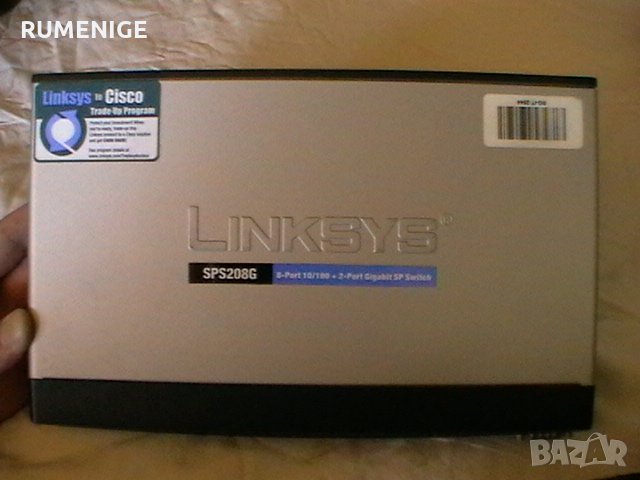 Суич, Switch CISCO SPS208G, снимка 10 - Суичове - 24836752