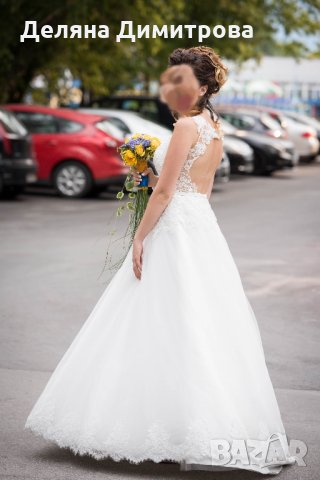 Уникална булчинска рокля с турска дантела и гол гръб ПРОМО, снимка 12 - Рокли - 25066889