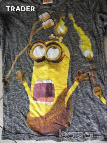 блуза тениска с дълъг ръкав MINION, размер 146-152, снимка 4 - Блузи - 18405742
