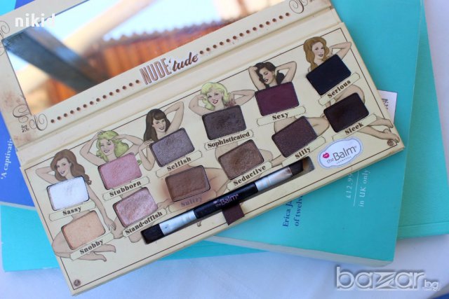 The Balm Nude Tude theBalm 12 цвята сенки грим за очи с неутрални цветове, снимка 2 - Декоративна козметика - 16993294