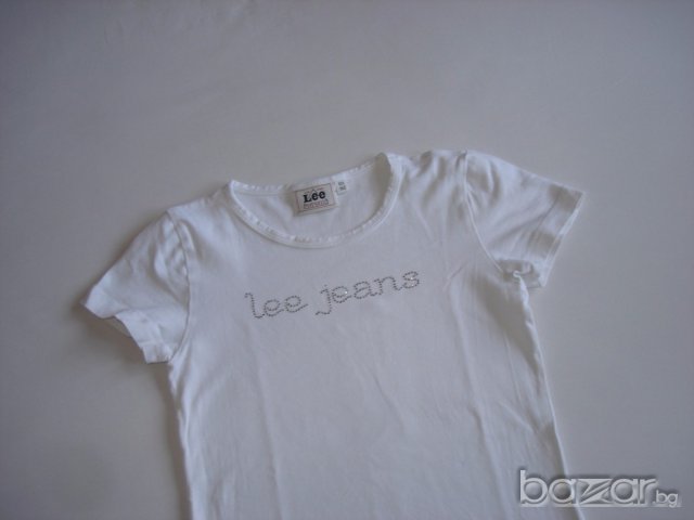 Lee, бяла тениска за девойка,146/152 см. , снимка 4 - Детски тениски и потници - 18022702