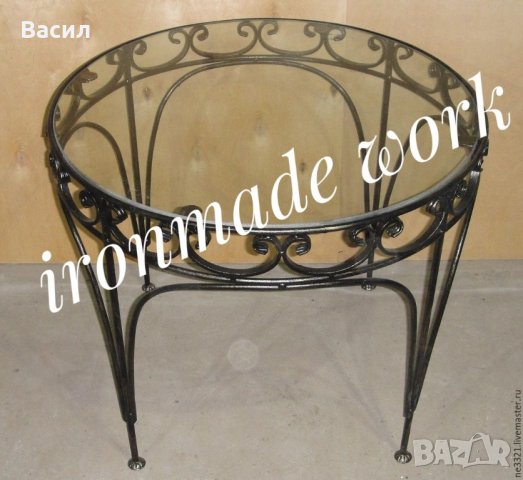 Маси ковано желязо, снимка 5 - Столове - 22174578