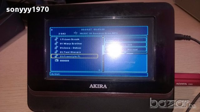 Akira-cd/dvd/usb/card+adapter+remote-внос швеицария, снимка 5 - Плейъри, домашно кино, прожектори - 14680247