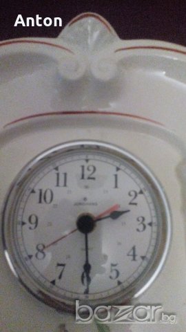 Часовник за камина , порцеланов , снимка 2 - Антикварни и старинни предмети - 18419182