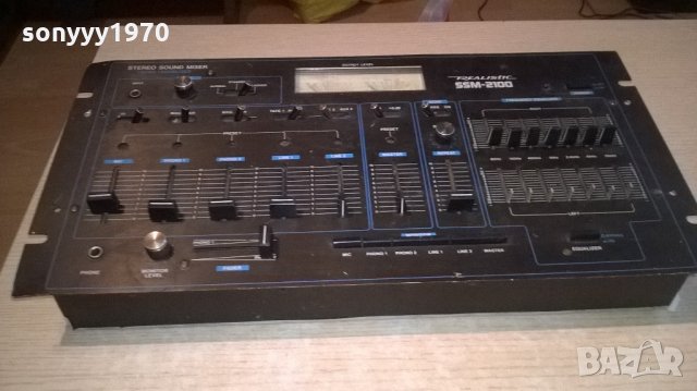 realistic ssm-2100 mixer-внос швеицария, снимка 2 - Ресийвъри, усилватели, смесителни пултове - 22279810