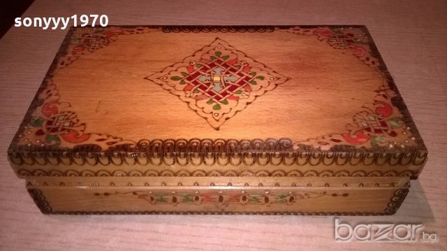 дървена ретро кутия-24х14х7см, снимка 5 - Колекции - 19681245