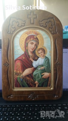 Икона Богородица пътеводителка, снимка 7 - Други ценни предмети - 24263227