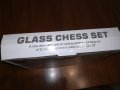 стъклен шах в красива дървена кутия-внос швеицария, снимка 11