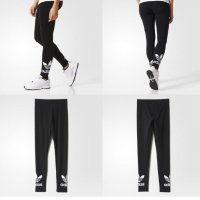 adidas Originals Women's Double Trefoil Leggings, снимка 14 - Клинове - 25649751