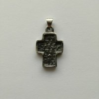 Сребърен оксидиран  кръст - сребро проба 925 , снимка 3 - Колиета, медальони, синджири - 20382089