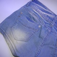 29 размер Къси дънкови панталонки Vivian, сини – 29 размер, снимка 13 - Къси панталони и бермуди - 25032761