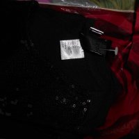 Черна рокля с пайети за парти марка H&M Divided размер S, снимка 4 - Рокли - 20395686