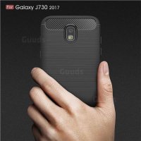 Samsung Galaxy J7 2017 карбон силиконов гръб / кейс, снимка 5 - Калъфи, кейсове - 24925664