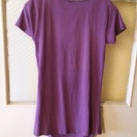 Дам.тениска-"MAMA-LICIOUS"-/памук+ликра/-тъм.малинена. Закупена от Италия., снимка 2 - Тениски - 21946033