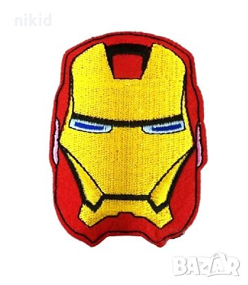 железния човек Айрън мен Iron Man  апликация за дреха дрехи самозалепваща се, снимка 1