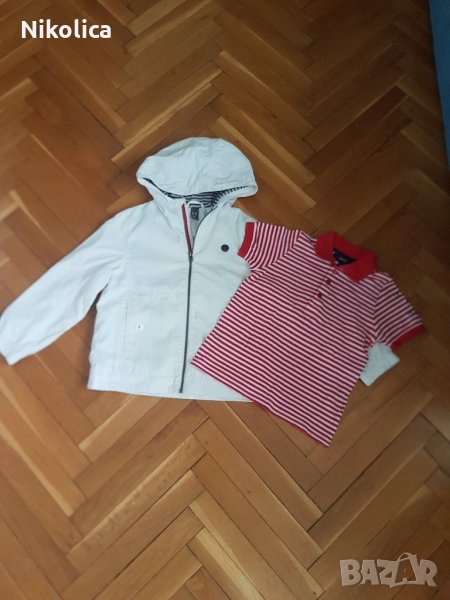 Детско якенце  ZARA  и оригинална блузка FERRARI за 5-6 г.момче, снимка 1