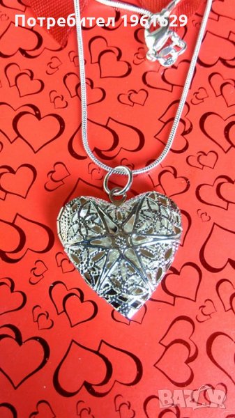 Колие сърце отварящо се , снимка 1