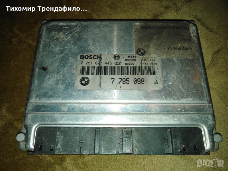 ECU BMW 3 E46 7785098 320d, 0 281 001 445 компютър бмв е46, 7 785 098, снимка 1