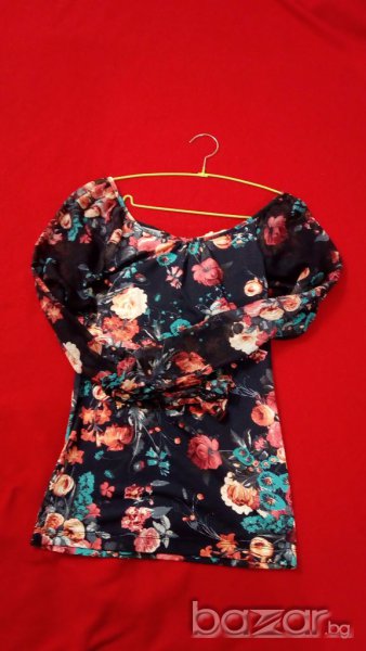 Дамска тюлена блуза, снимка 1