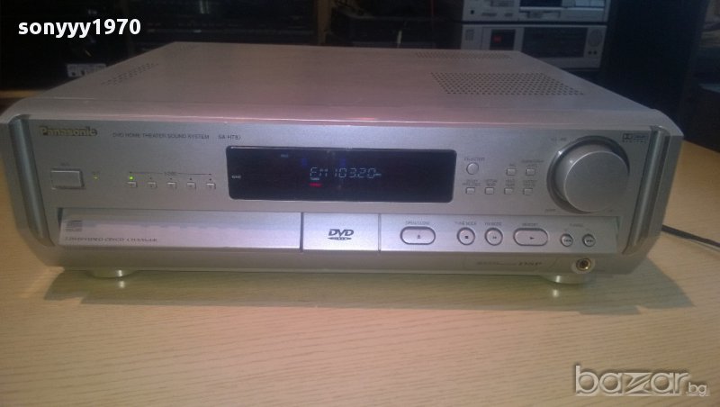 panasonic sa-ht80 dvd home theater sound system-178watts-внос швеицария, снимка 1