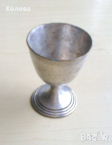 Старинна метална чашка, снимка 1