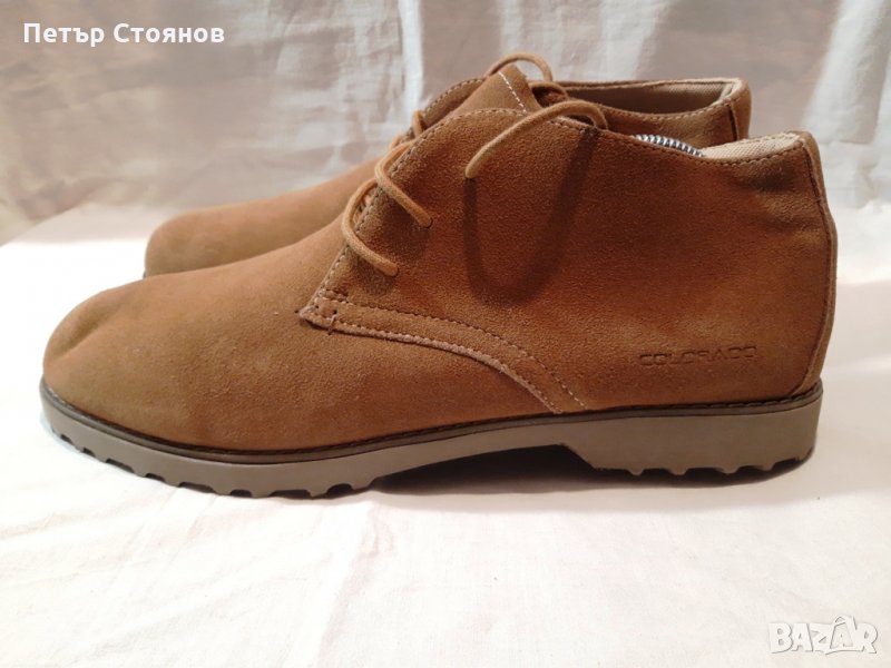 Елегантни мъжки обувки от естествен велур COLORADO №47, снимка 1