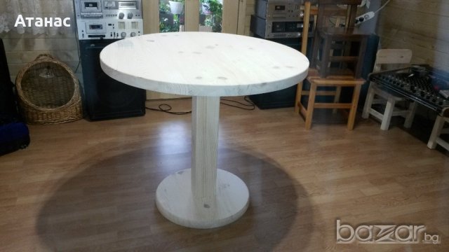 Кръгла маса и столове, снимка 6 - Маси - 20364072