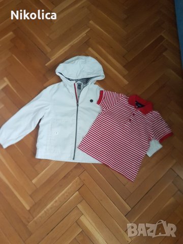 Детско якенце  ZARA  и оригинална блузка FERRARI за 5-6 г.момче, снимка 1 - Детски комплекти - 25231774