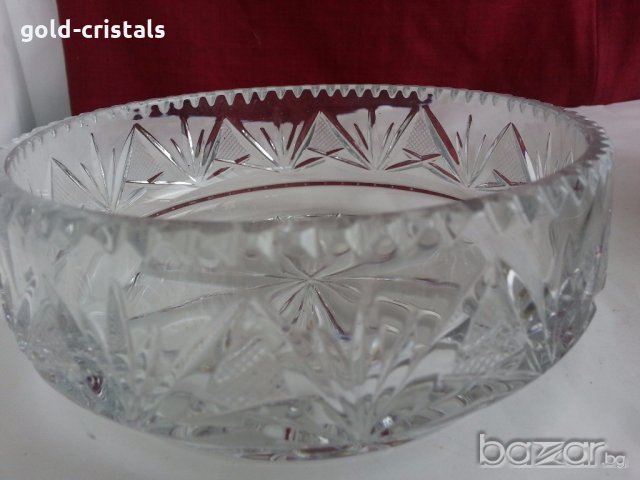 кристална купа , снимка 8 - Антикварни и старинни предмети - 19293419