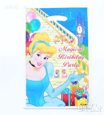 Пепеляшка 10 бр торбички за сладки подарък рожден ден парти