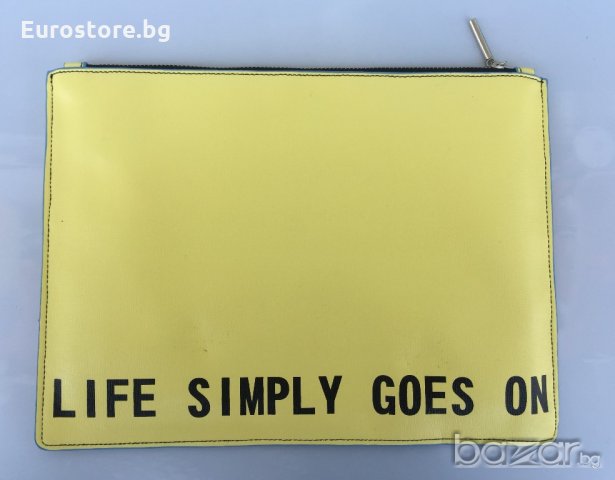 60% Намаление!!! Дамски клъч- уличната мода отново е в жълто, снимка 2 - Портфейли, портмонета - 20585583