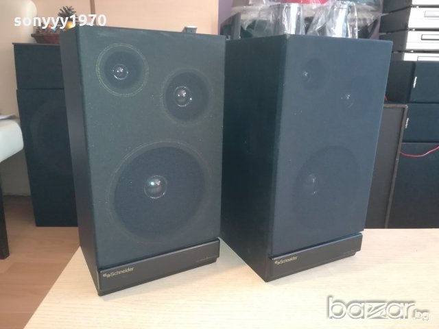 schneider 3 way hifi speakers-made in germany-внос швеицария, снимка 4 - Тонколони - 20250503