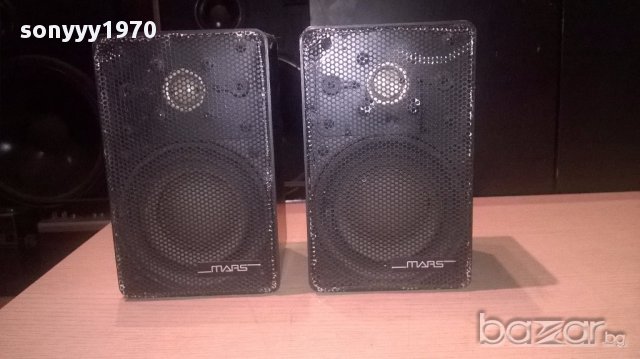 Mars hi-fi mini 60/60watts/4ohms-17/11/11см-внос швеицария, снимка 4 - Тонколони - 15437456