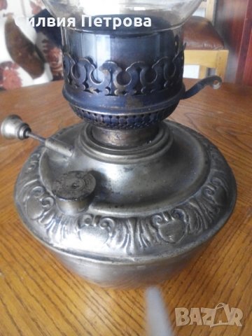 Старинна газена лампа, снимка 3 - Антикварни и старинни предмети - 24951612