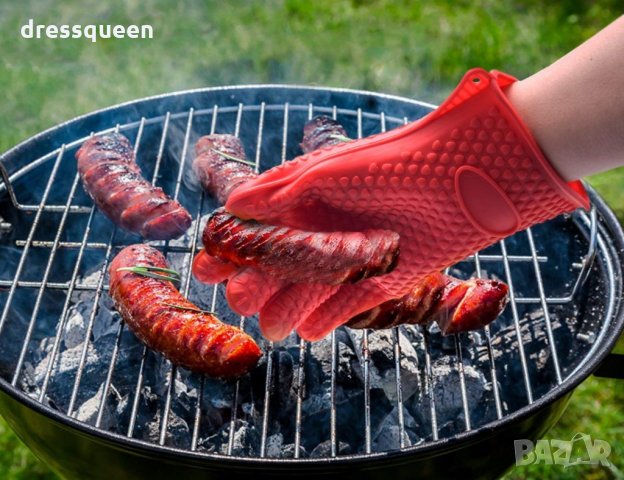 2081 Силиконова ръкавица за горещо с 5 пръста, снимка 7 - Други стоки за дома - 24890528