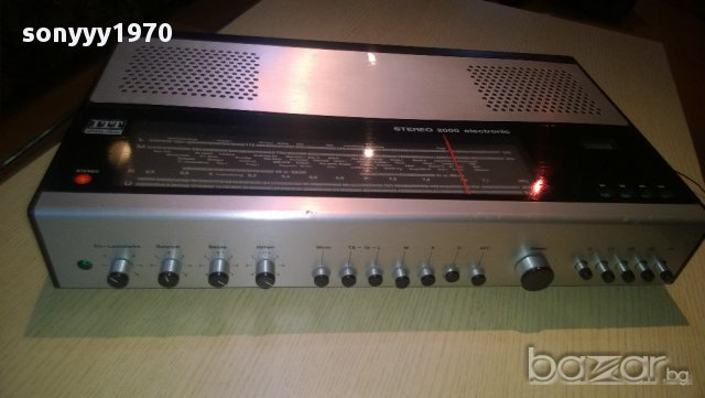 itt-schaub lorenz-stereo 2000 electronic-made in germany, снимка 14 - Ресийвъри, усилватели, смесителни пултове - 9092949
