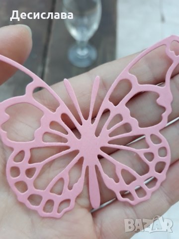 Декорация за чаши Пеперуда, снимка 3 - Декорация за дома - 24783836